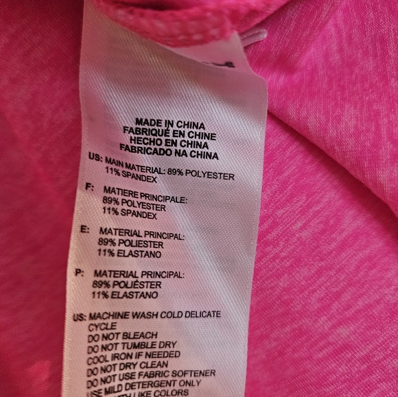 ADIDAS Women's Pink Quarter-Zip Top - Picture 3 of 5